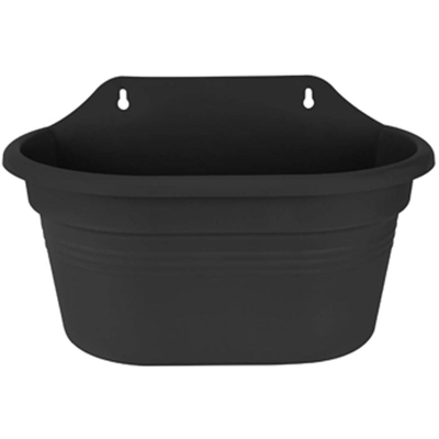 Vaso Green Basics Wall Basket 30Cm Living Black Elho