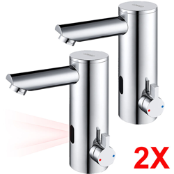 2x Lonheo Rubinetto Cucina Automatico con Sensore ad Infrarossi Miscelatore Monocomando per Lavello Acqua Calda e Fredda características