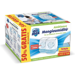 Air Max Dispositivo Mangiaumidità Ambiance Mini Bianco 100G - Promo Pack (2 Kit+2 Tab) características