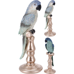 Pappagallo Sul Trespolo 24X8X8 Cm Modello A Scelta Decoro Casa Interni en oferta
