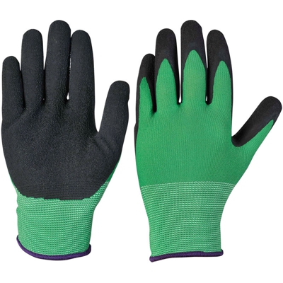 Guanto In Lattice Nero/Verde Taglia M Verdemax