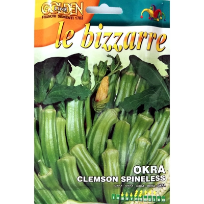Bustina Semi Di Okra Clemson Spineless Orto Giardino Semi