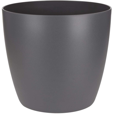 Vaso Brussels Round Mini 10,5Cm Anthracite Elho