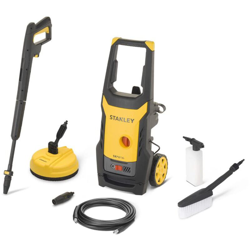 Stanley 14139 â Idropulitrice, 1400 W, 110 bar, motore universale con mini patio e spazzola fissa precio