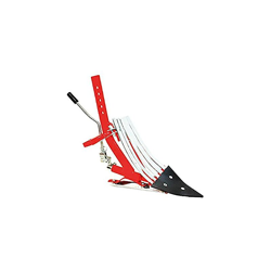 Bricoferr PT600069 Arado Reversibile per Motozappa/Motoccultore 4-7 CV, Senza Gancio, Nero e Rosso en oferta