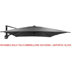 Ricambio Telo Grigio Per Ombrellone Roma Deporte Elios 3X4 Arredo Giardino Esterno características