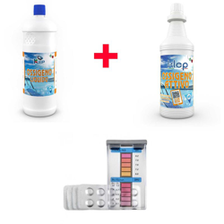 Kit Mantenimento-Eco Con Ossigeno Attivo Acqua Piscina Piscine Klep Intex Bestway precio