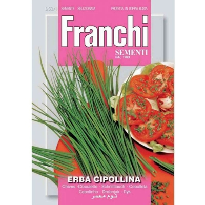 Semi Erba Cipollina Doppia Busta Franchi Sementi