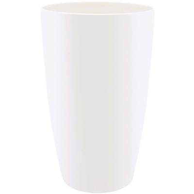 Vaso Brussels Diamond Round High 27Cm White Elho
