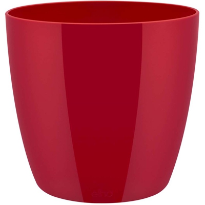 Vaso Brussels Diamond Round 16Cm Lovely Red Elho