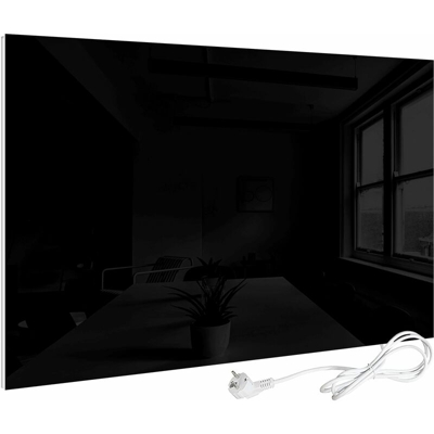 Viesta H450-GS Termoconvettore a raggi infrarossi 450 watt, Nero- Pannello riscaldatore di massima efficienza con Tecnologia Carbon Crystal