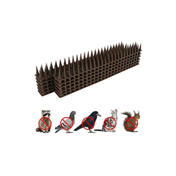 12 puntine di uccelli, repellente per uccelli, in plastica, per uccelli, balconi, finestre, tetti, colore: marrone en oferta