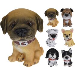 Statuina Cane In Resina 9X15Cm Modello Assortito Decoro Casa Interni en oferta