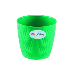 Vaso Coprivaso Liberty Ø 25Cm Verde Per Piante E Fiori Stefanplast en oferta