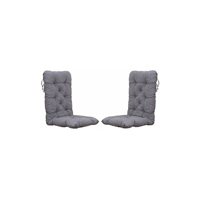 Ambientehome Made in Europe Cuscino per mobili da Giardino, Grigio Chiaro