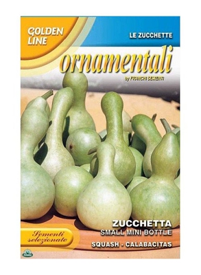 SEMENTI DI ZUCCHETTA ORNAMENTALE SMALL MINI BOTTLE orto giardino semi