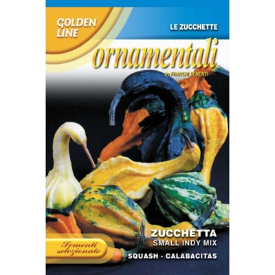 Bustina Miscuglio Semi Di Zucchetta Small Indy Orto Giardino Semi