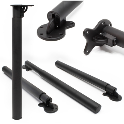 Gambe per tavolo Set da 4 altezza regolabile 70-110 cm Piedi per mobili