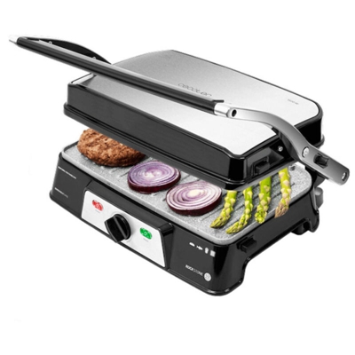 Grill a Contatto Cecotec Rock'n grill 1500 Take&Clean 1500W Nero Argentato