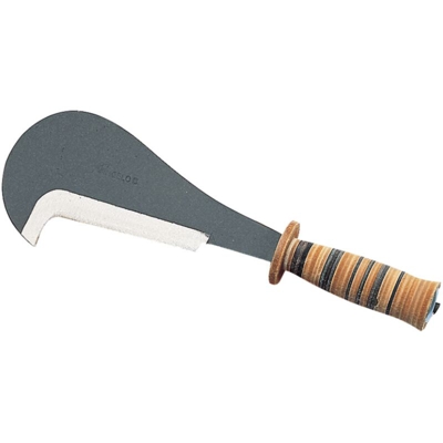 Roncola 30 cm con Manico in Cuoio Angelo B. Monterotondo