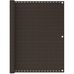 vidaXL Paravento da Balcone Marrone 120x600 cm in HDPE - Marrone características