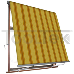Tenda da Sole a Caduta 2,5X2,5 MT Beige/Ocra Unica Ocra en oferta