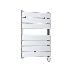 Hudson Reed Lustro Scaldasalviette Elettrico Moderno di Design Verticale - Termoarredo Bagno Piatto a Scaletta - Acciaio Cromato - 400W - 620 x 450mm precio