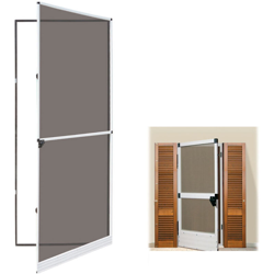 Zanzariera Priscilla Porta Battente 100X240 Marrone 1 Anta en oferta