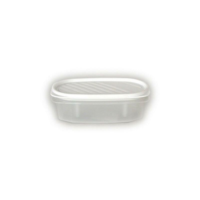 Contenitore Per Alimenti 0. 5L. Ovale Bianco. 1163001