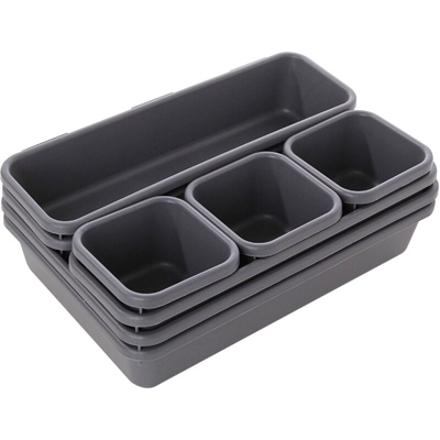 Organizzatore da scrivania creativo Scatola portaoggetti da tavolo Organizzatore multifunzionale per cassetti per il trucco del bagno della cucina