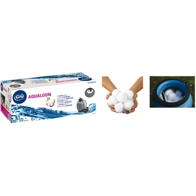 Aqualoon per Filtro a Sabbia - Materiale Filtrante per Piscine - Lavabile, Riciclabile, Atossico - 700 gr