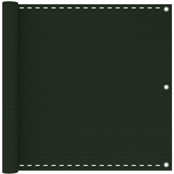 vidaXL Paravento da Balcone Verde Scuro 90x600 cm in HDPE - Verde características