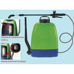 Pompe pompa a spalla a pressione per irrorazione in plastica gdm iniqua 16lt en oferta