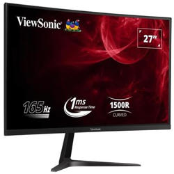 Schermo Da Gioco Curvo Per Pc - Viewsonic Vx2718-pc-mhd - 27 Fhd - Pannello Va - 1 Ms - 165 Hz - Hdmi / Displayport - características