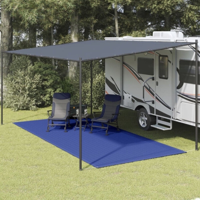 vidaXL Tappeto da Tenda 250x550 cm Blu