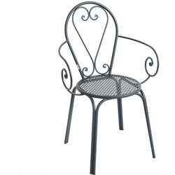 Poltrona sedia poltrone in ferro battuto friendly sedie arredo giardino esterno en oferta