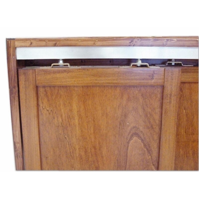 Binario per porta scorrevole completo di accessori cm 175 portata kg 80