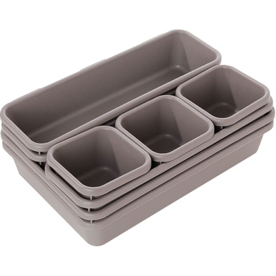 Organizzatore da scrivania creativo Scatola portaoggetti da tavolo Organizzatore multifunzionale per cassetti per il trucco del bagno della cucina