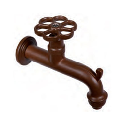 Rubinetto Colorato Marrone 1/2 Bel-Fer Giardino Fontana en oferta