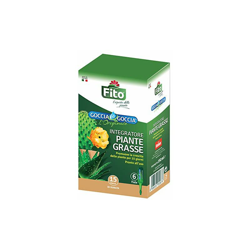 Concime Piante GRASSE Liquido Goccia a Goccia per Piante 6 fiale da 32 ml per Confezione| Pronto all'Uso, già Diluito| Rafforza Le Difese Naturali en oferta