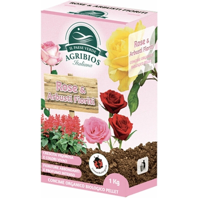 Concime per Rose e Arbusti Fioriti, da 1 Kg