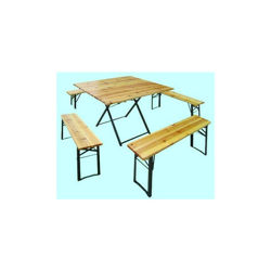 Set birreria square 1 tavolo + 4 panche feste patronali sagre giardino características