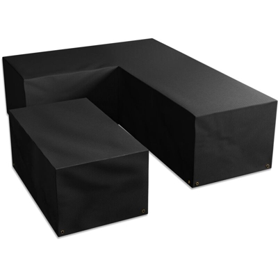 M667 medio a L lato destro lungo pranzo Set Cover - Nero - Bosmere