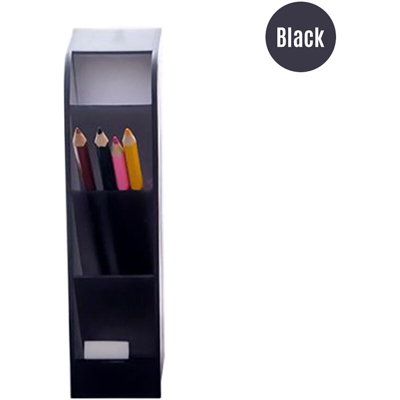1pc Desk Organizer 4 Scomparti Moda Mutifunzionale Portapenne Matita Scatola portaoggetti per trucco Materiale PP durevole per forniture per la casa