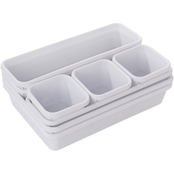 Organizzatore da scrivania creativo Scatola portaoggetti da tavolo Organizzatore multifunzionale per cassetti per il trucco del bagno della cucina en oferta