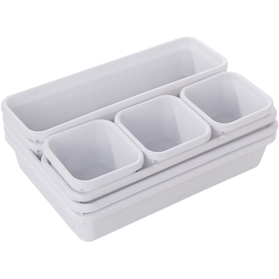 Organizzatore da scrivania creativo Scatola portaoggetti da tavolo Organizzatore multifunzionale per cassetti per il trucco del bagno della cucina