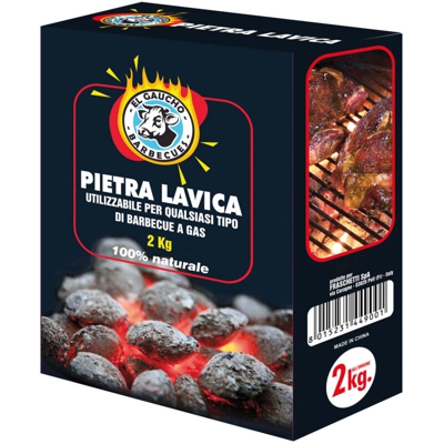 Pietra lavica per barbecue griglia a gas 2 kg