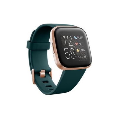 Smartwatch Versa 2 Impermeabile 5ATM Display 1.4'' WiFi / Bluetooth e NFC per Fitness con Contapassi e Cardiofrequenzimetro Verde Smeraldo