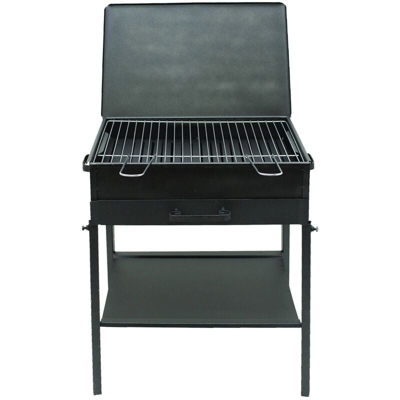 Barbecue edera con coperchio 30X35X58H