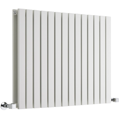 Hudson Reed Sloane Radiatore Termoarredo di Design Orizzontale Moderno - Termosifone Con Finitura Bianca - Design a Colonna Piatta - 1307W - 635 x